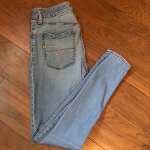 Super stretch American eagle jeans